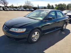 Honda Accord salvage cars for sale: 2001 Honda Accord ex