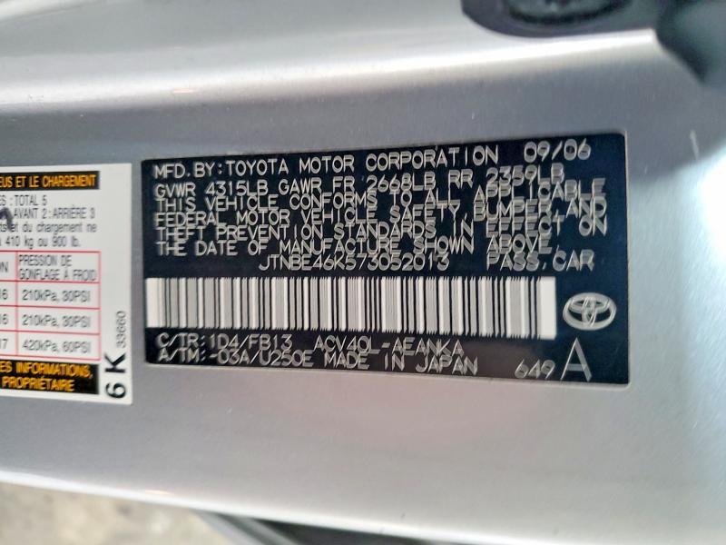 2007 Toyota Camry ce