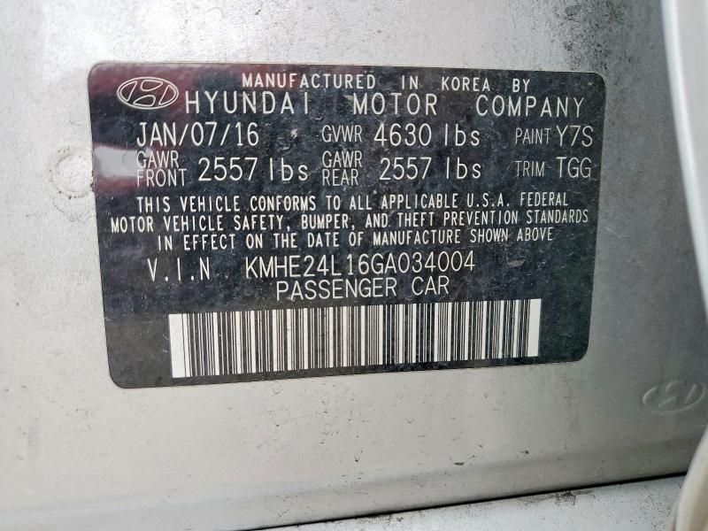 2016 Hyundai Sonata Hybrid
