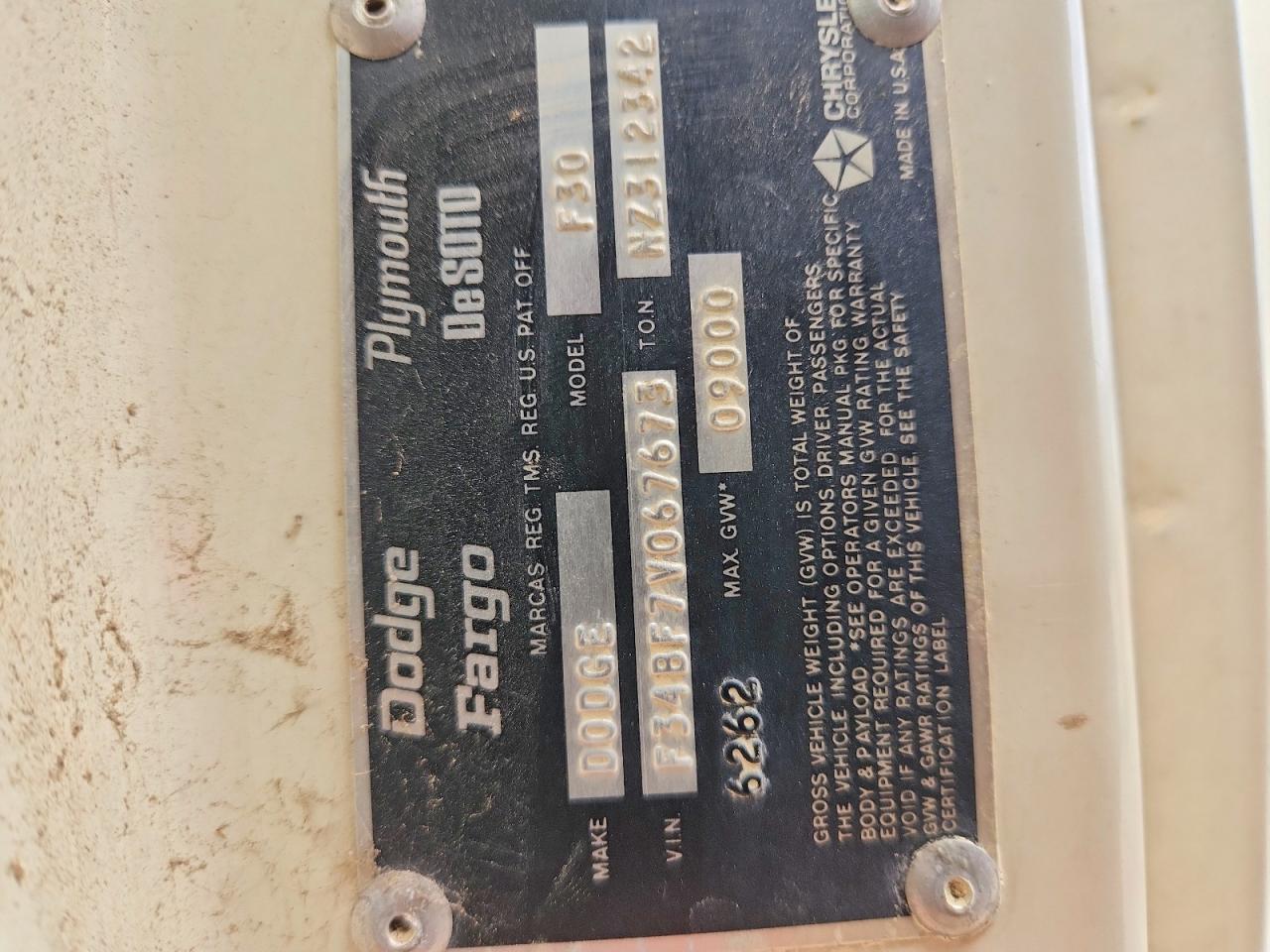 1978 Dodge 2500br