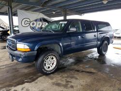 Salvage cars for sale from Copart Hayward, CA: 2002 Dodge Dakota Quad Sport