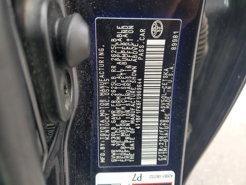 2015 Toyota Camry le