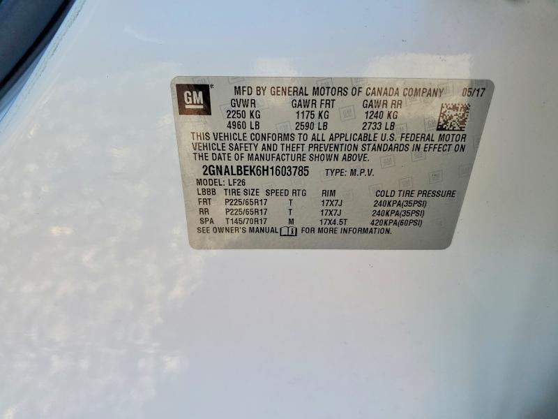 2017 Chevrolet Equinox ls