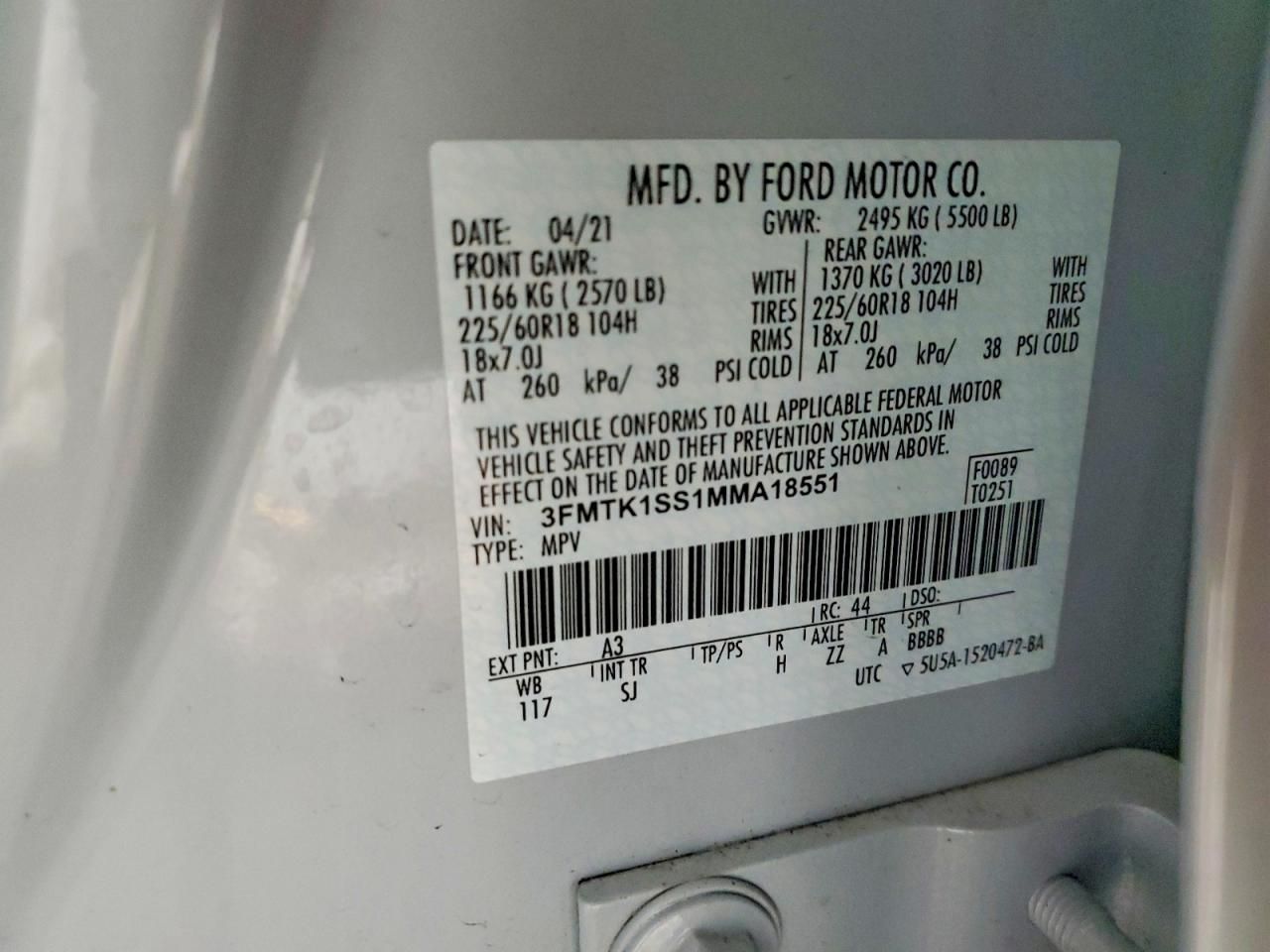 2021 Ford Mustang Mach-e Select