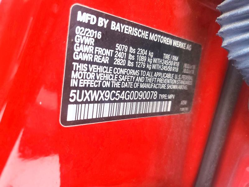 2016 BMW X3 Xdrive28i