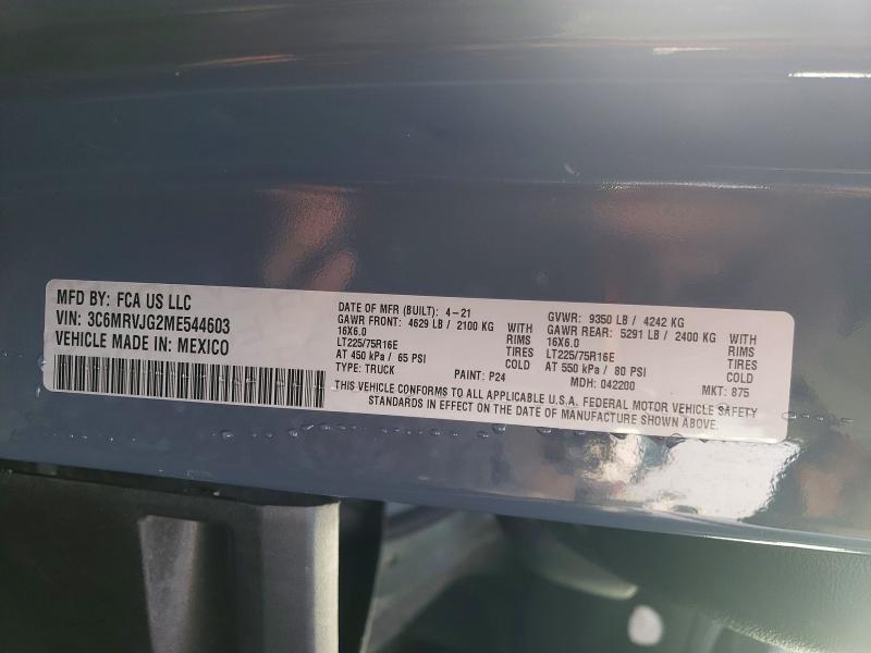 2021 Dodge Ram Promaster 3500 3500 High