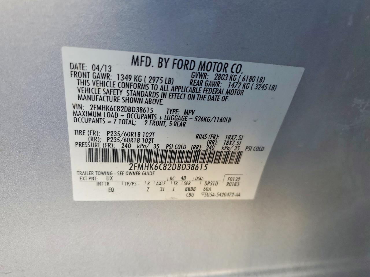 2013 Ford Flex sel