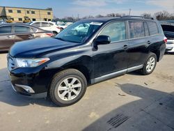 Salvage cars for sale from Copart Wilmer, TX: 2013 Toyota Highlander Base
