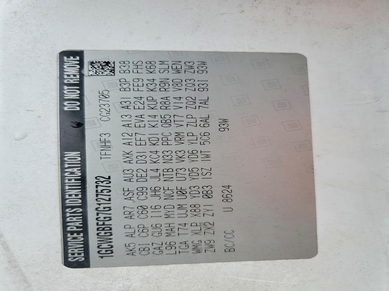 2016 Chevrolet Express G2500