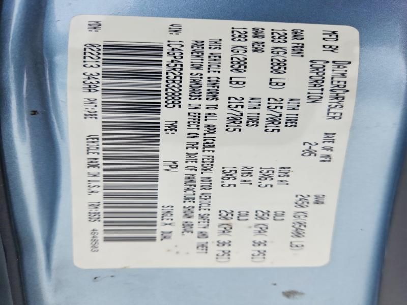 2005 Chrysler Town & Country