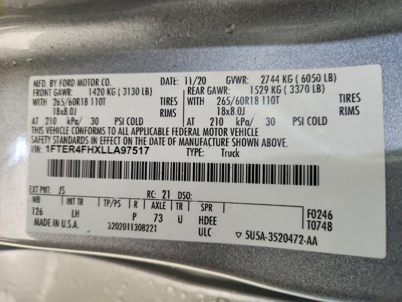 2020 Ford Ranger XL
