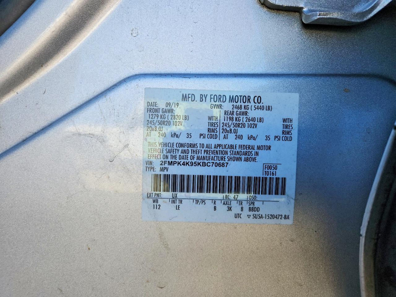 2019 Ford Edge Titanium