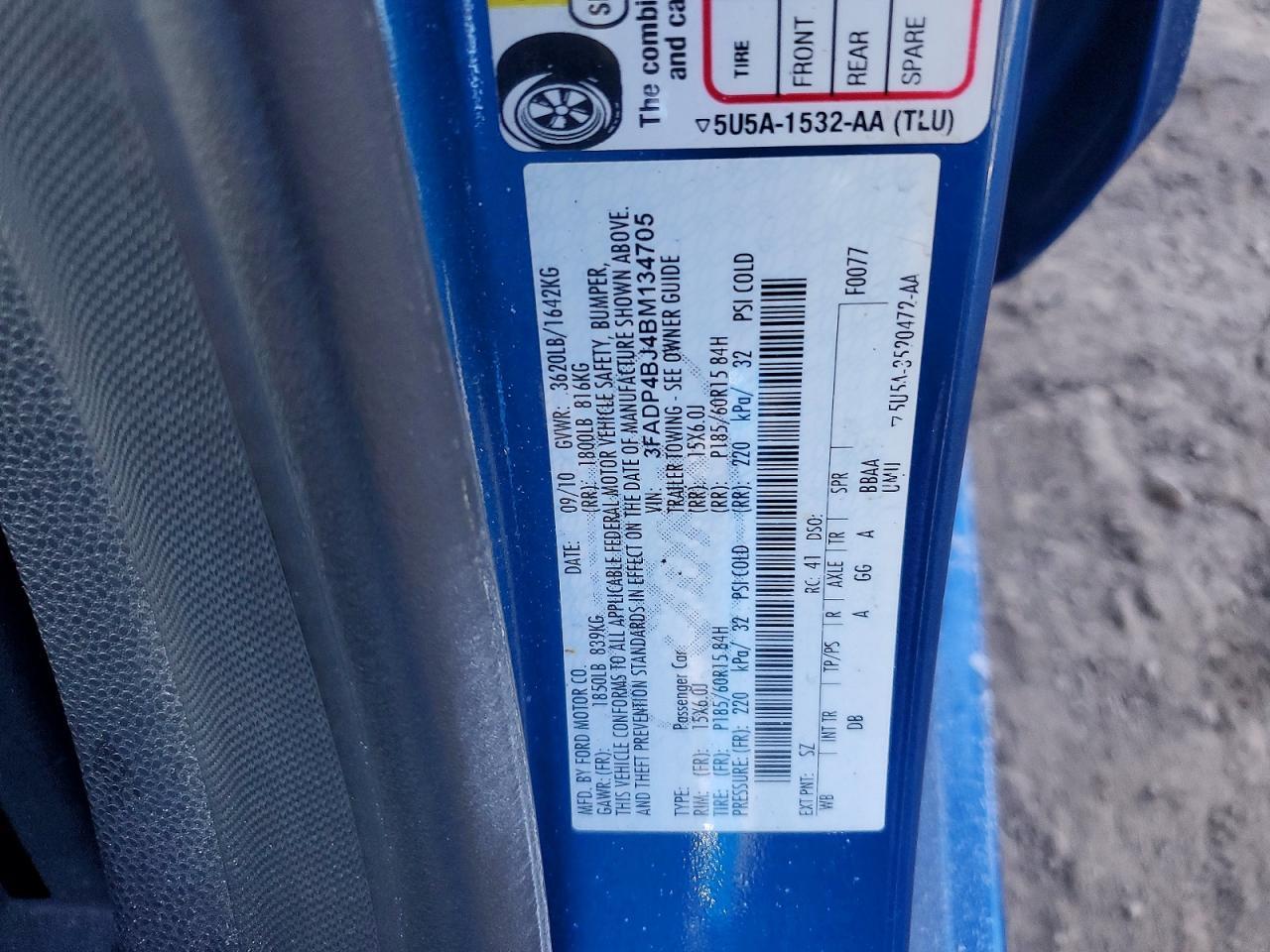 2011 Ford Fiesta se