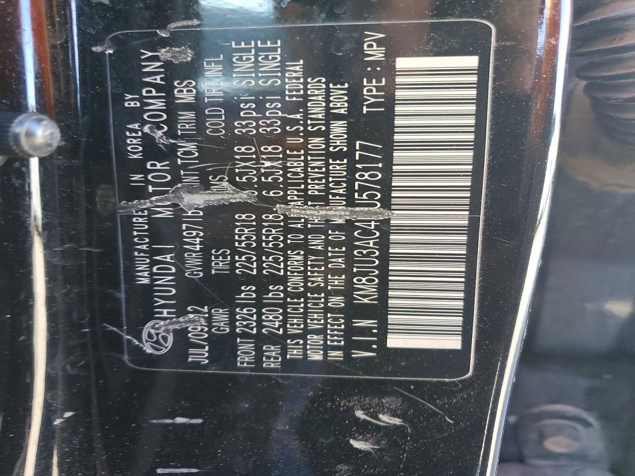 2013 Hyundai Tucson gls