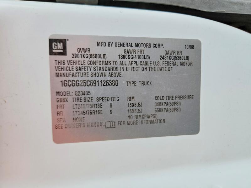2009 Chevrolet Express G2500