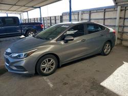 Salvage cars for sale from Copart Anthony, TX: 2017 Chevrolet Cruze lt