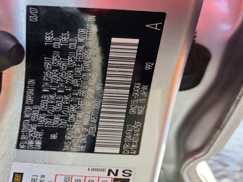 2007 Toyota 4runner SR5