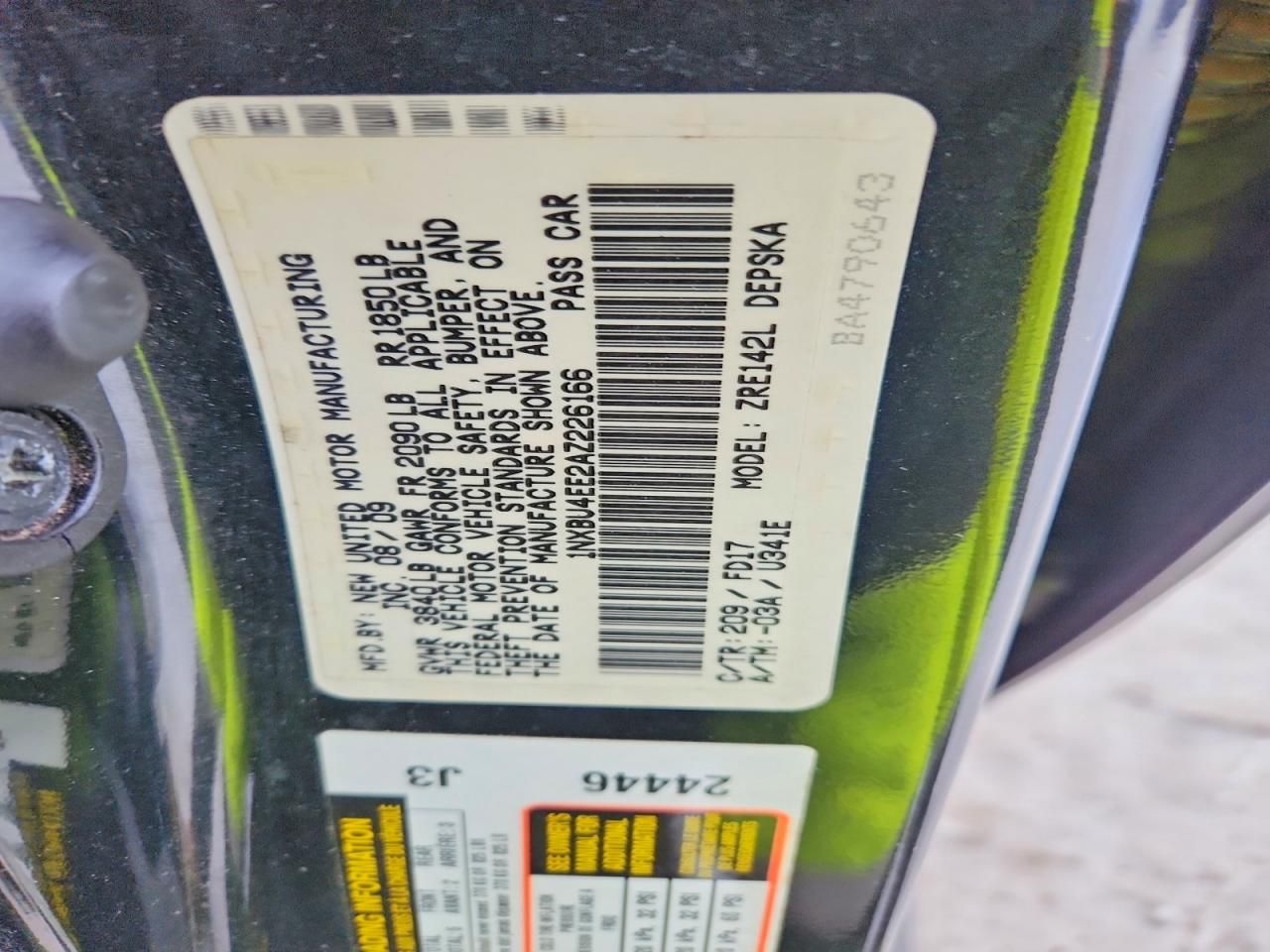 2010 Toyota Corolla Base