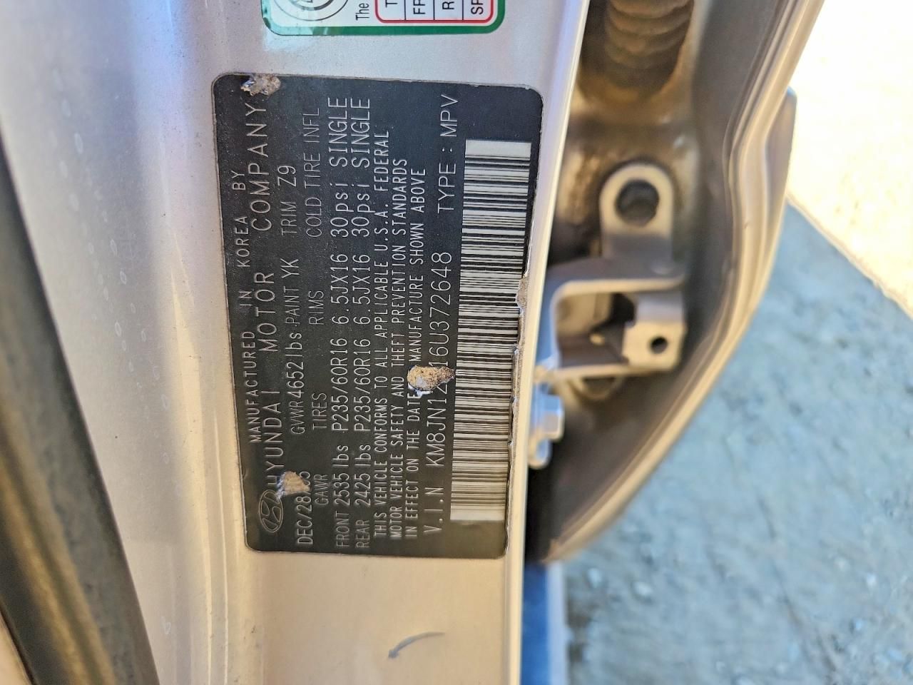 2006 Hyundai Tucson gls