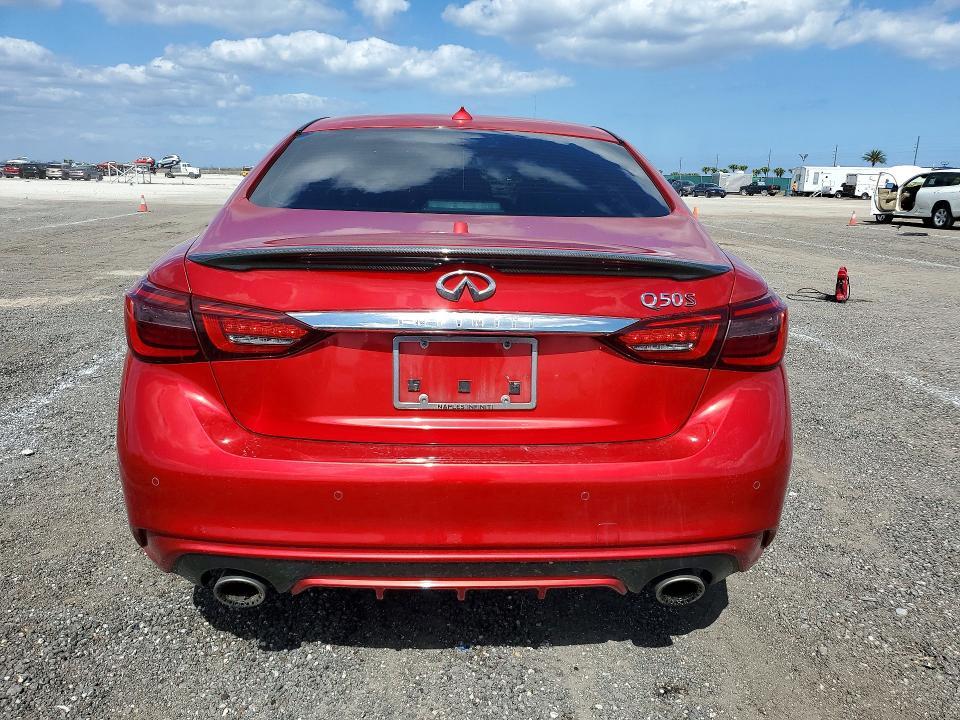 2020 Infiniti Q50 red Sport 400