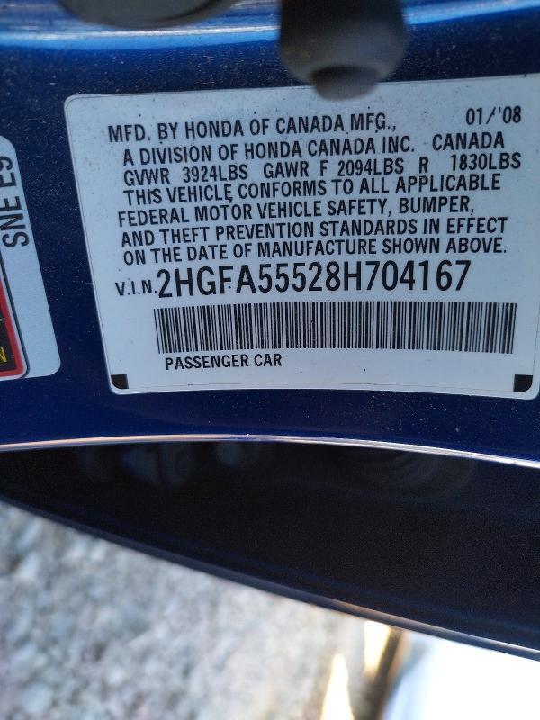 2008 Honda Civic si