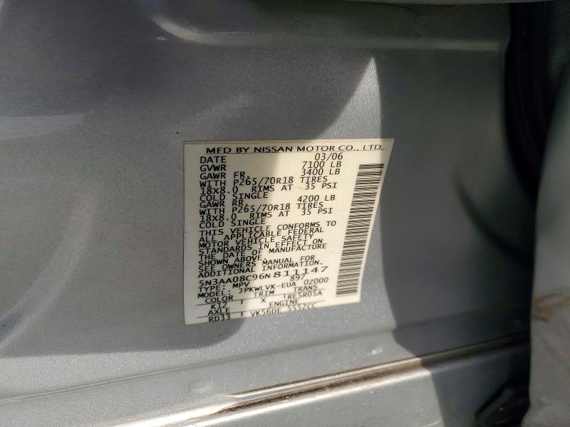 2006 Infinity Qx56