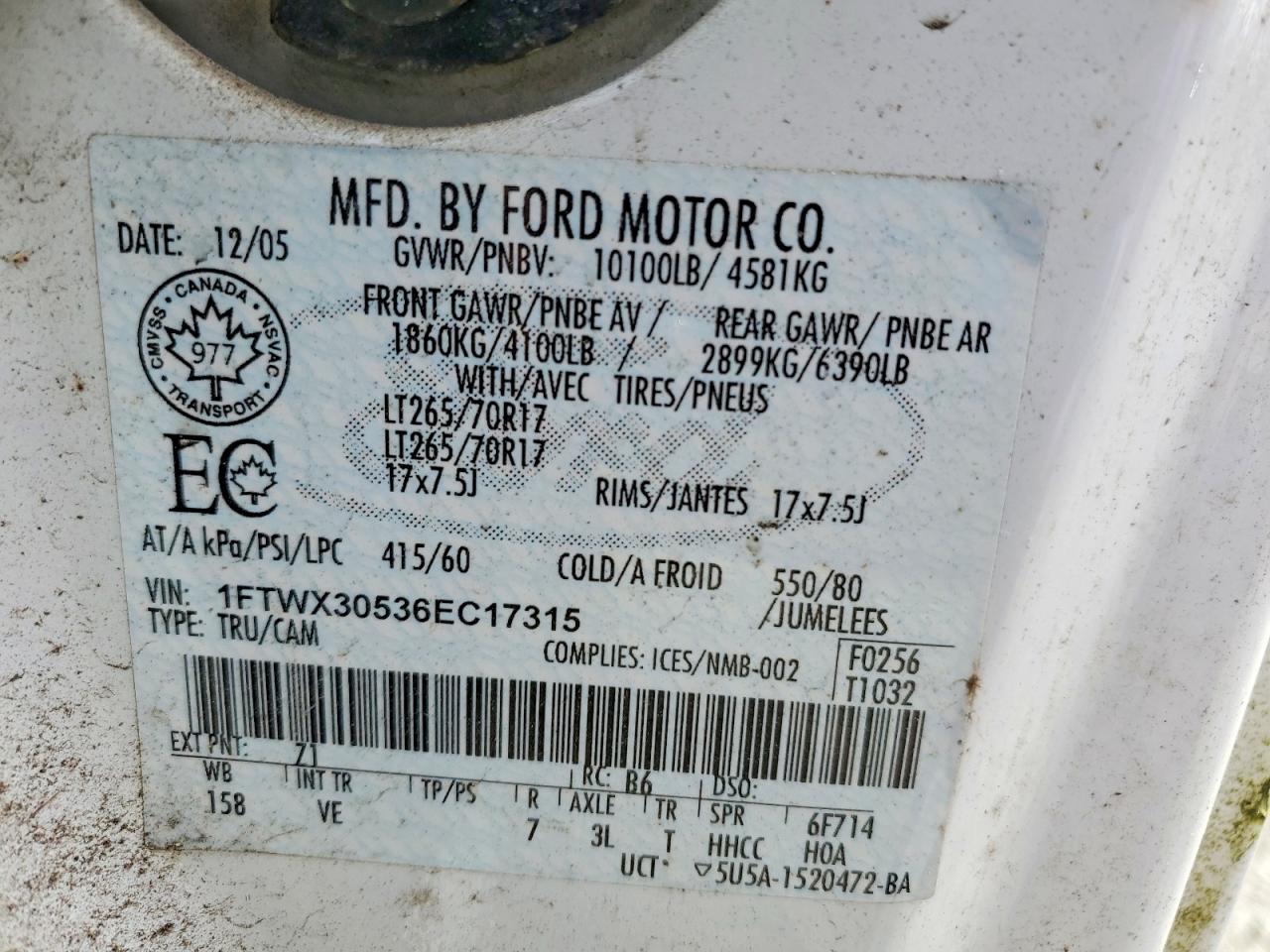 2006 Ford F350 srw Super Duty