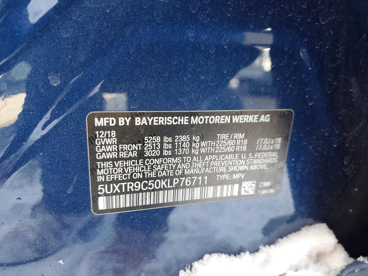 2019 BMW X3 Xdrive30i