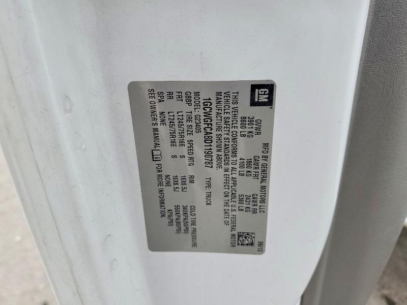 2013 Chev Rolet Express G2500 Utility / Service Van