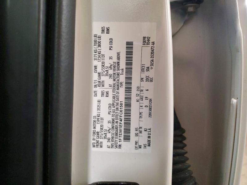 2015 Ford F150 Supercrew