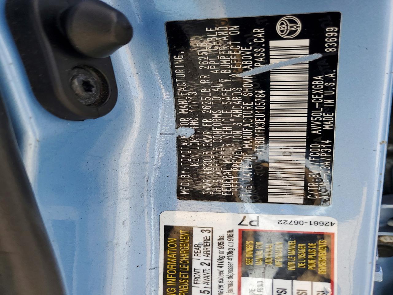 2014 Toyota Camry Hybrid