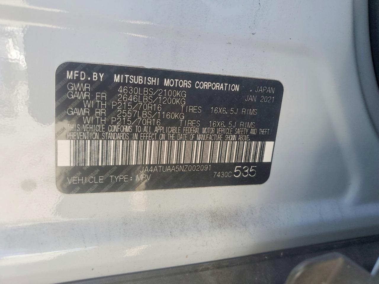 2022 Mitsubishi Eclipse Cross es