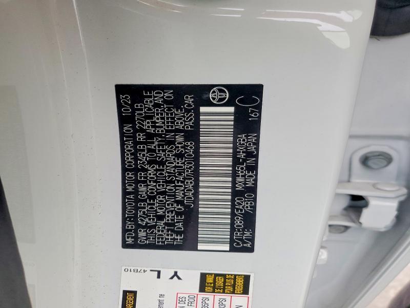 2024 Toyota Prius le