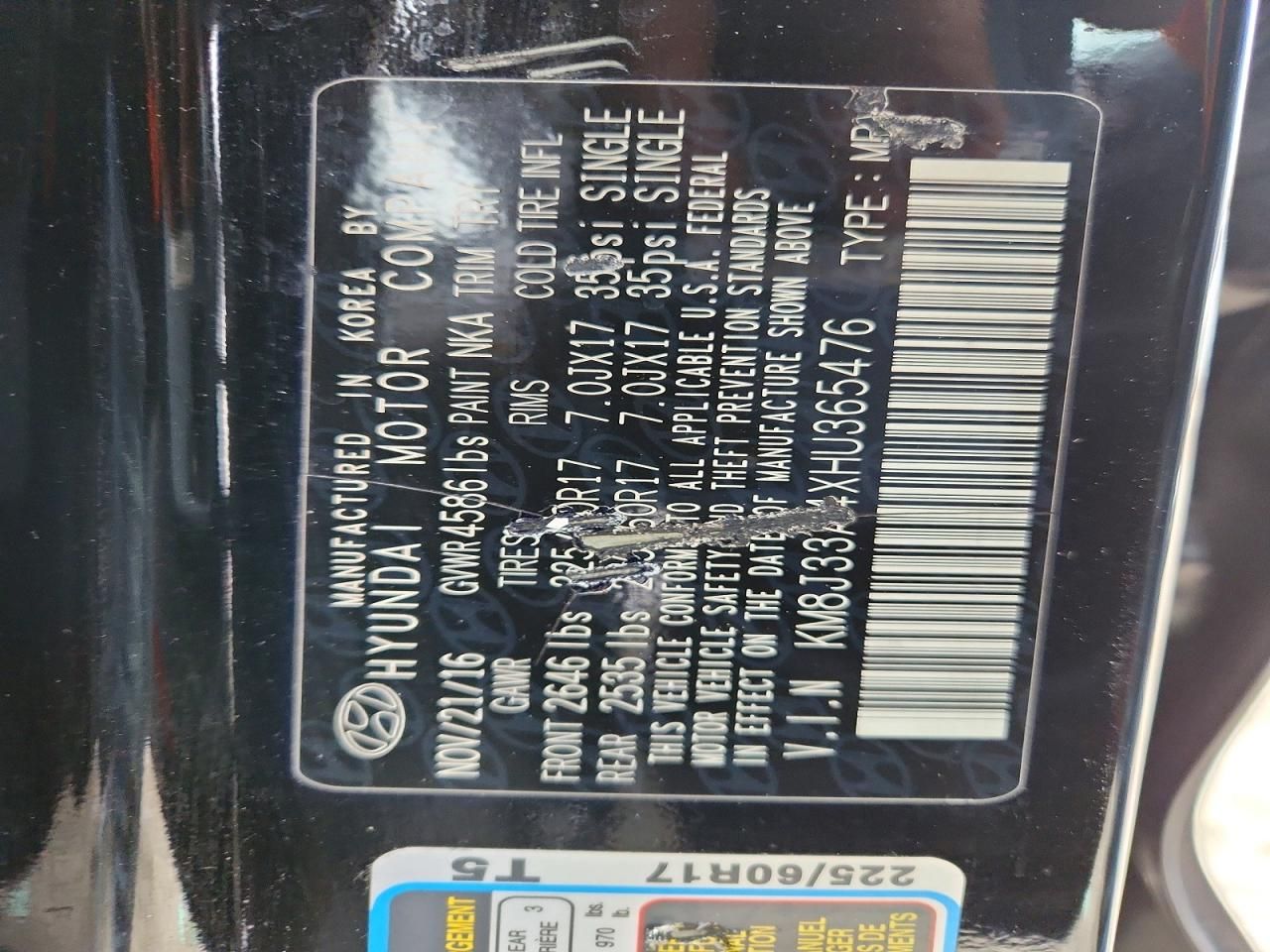 2017 Hyundai Tucson Limited