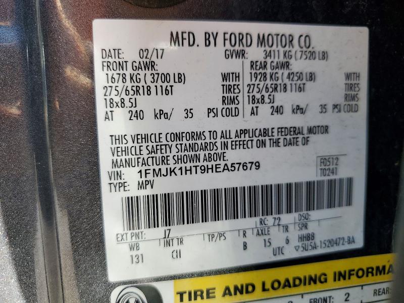 2017 Ford Expedition el xlt