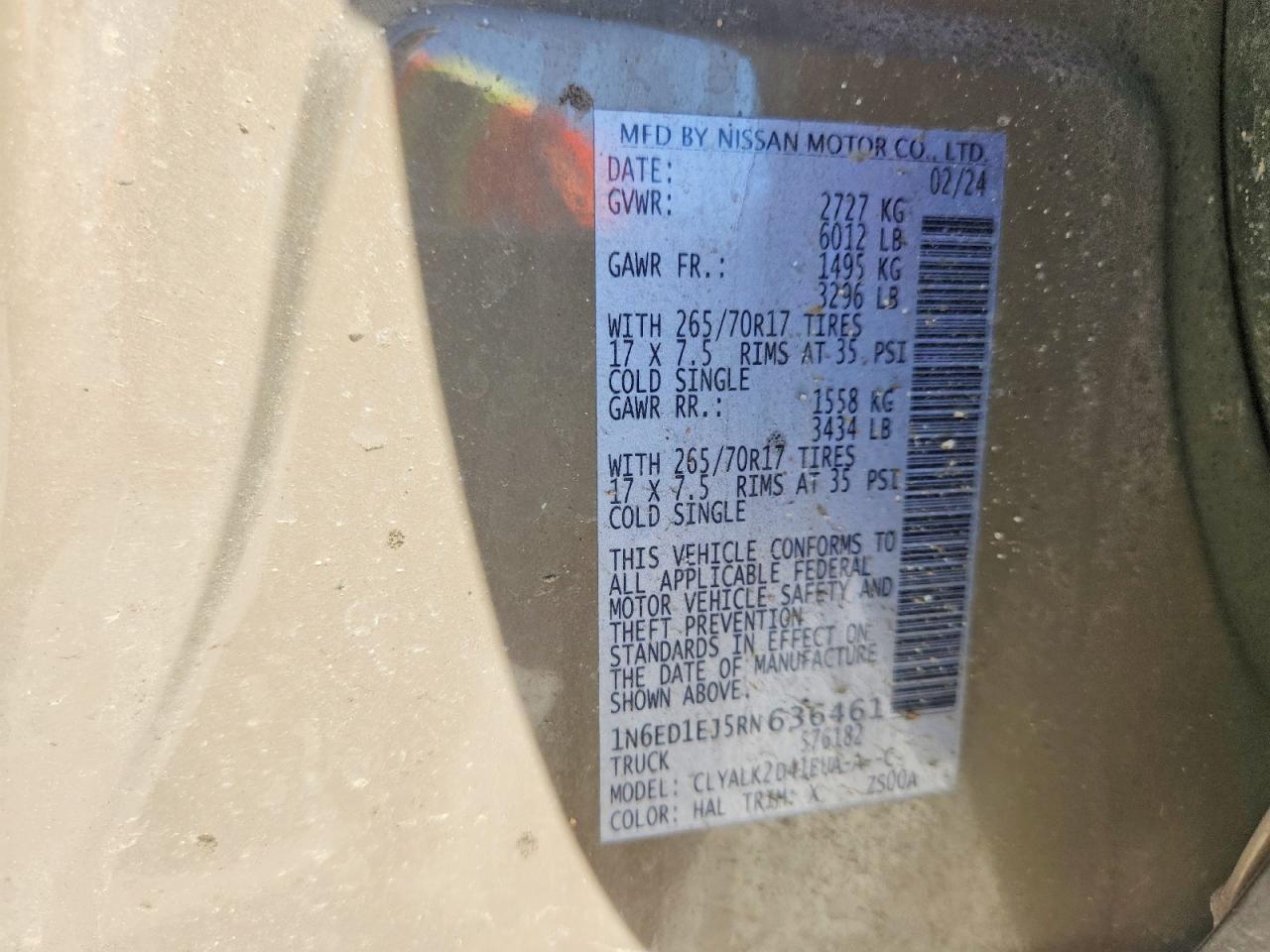 2024 Nissan Frontier PRO-X