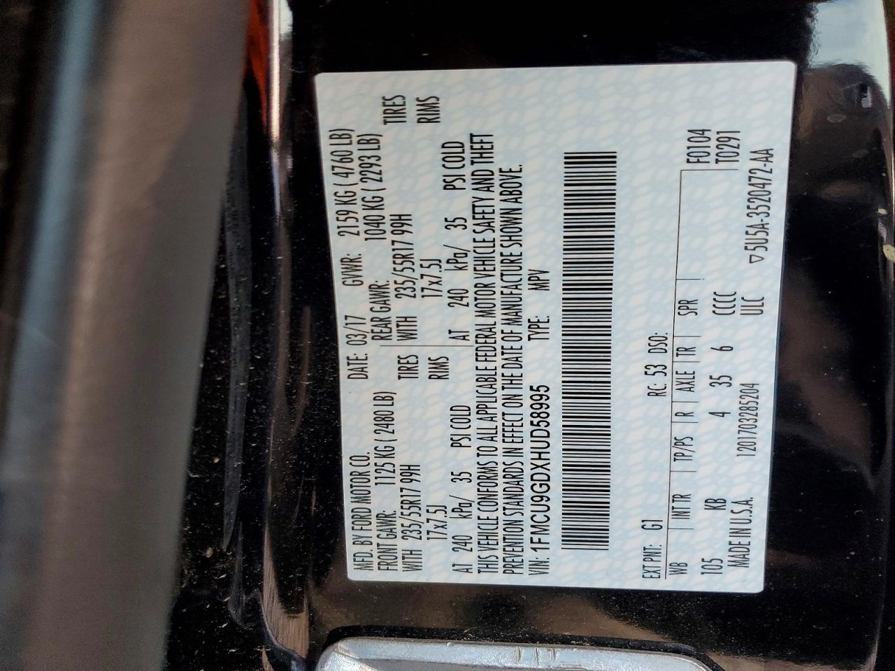 2017 Ford Escape se