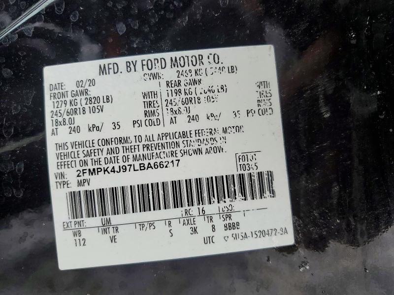 2020 Ford Edge sel