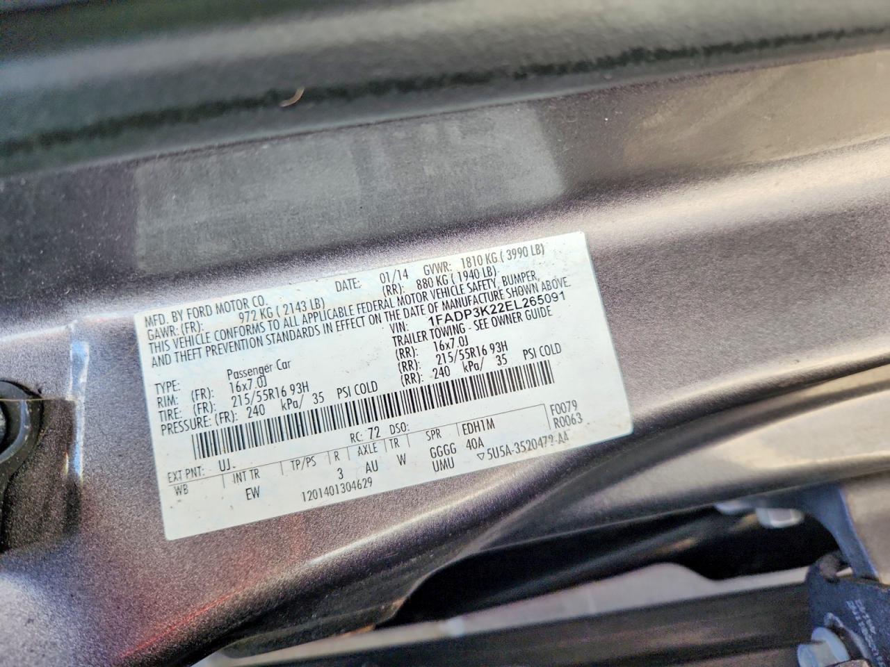 2014 Ford Focus se