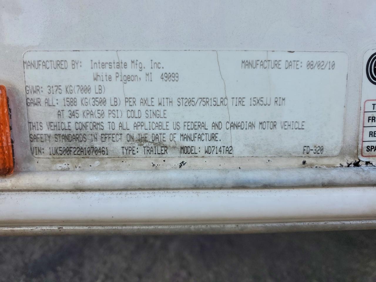 2010 Idgm Unknown-Enclosed Cargo Trailer