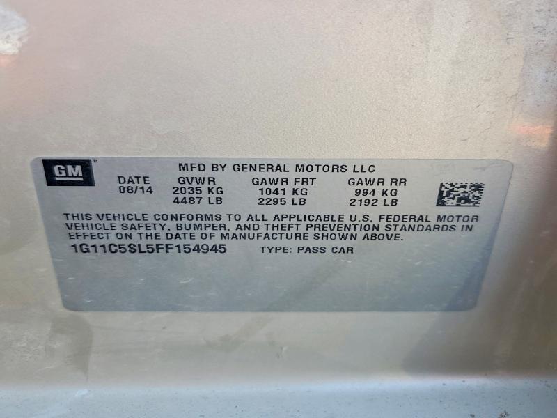 2015 Chevrolet Malibu 1LT