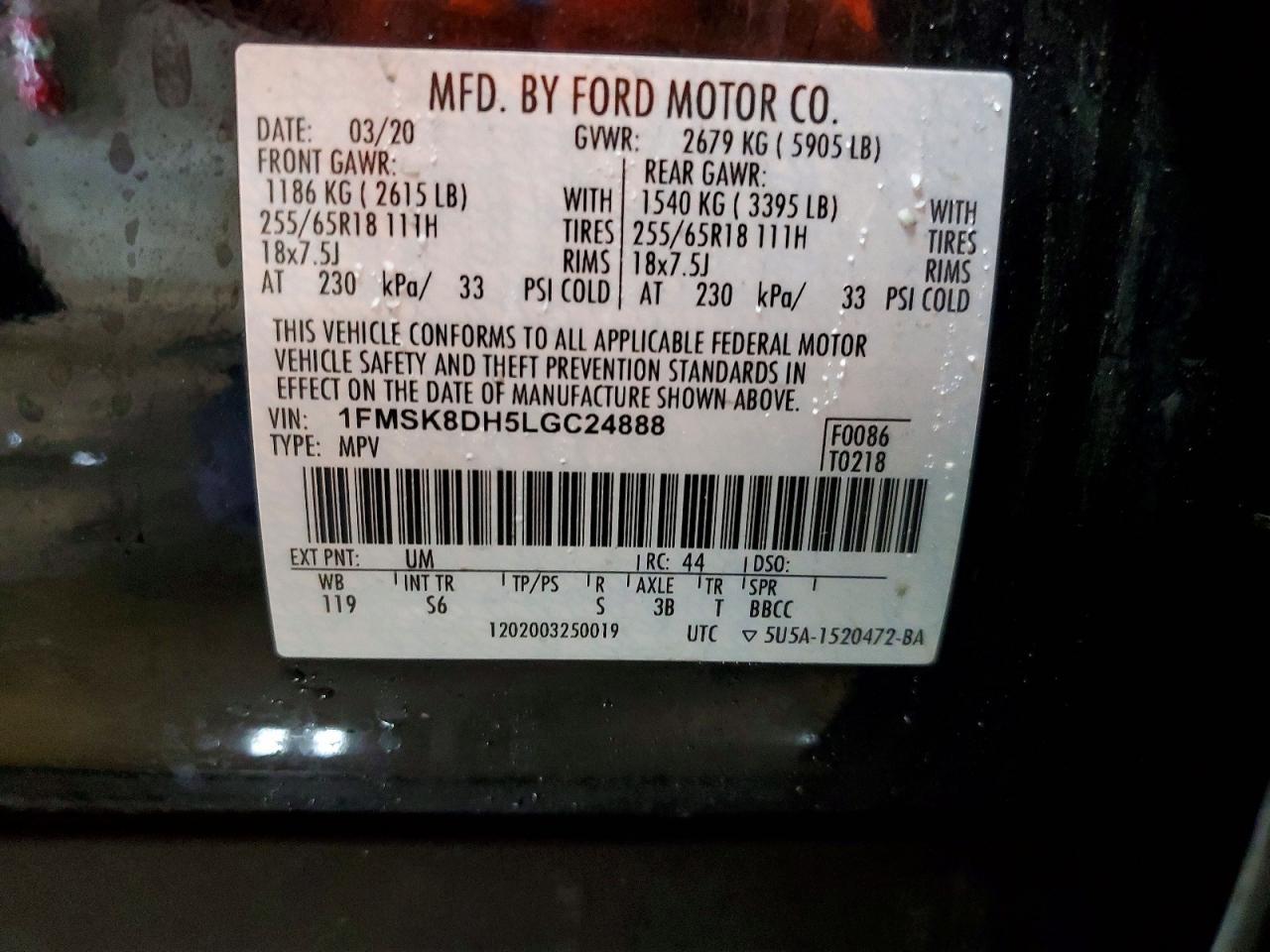 2020 Ford Explorer xlt