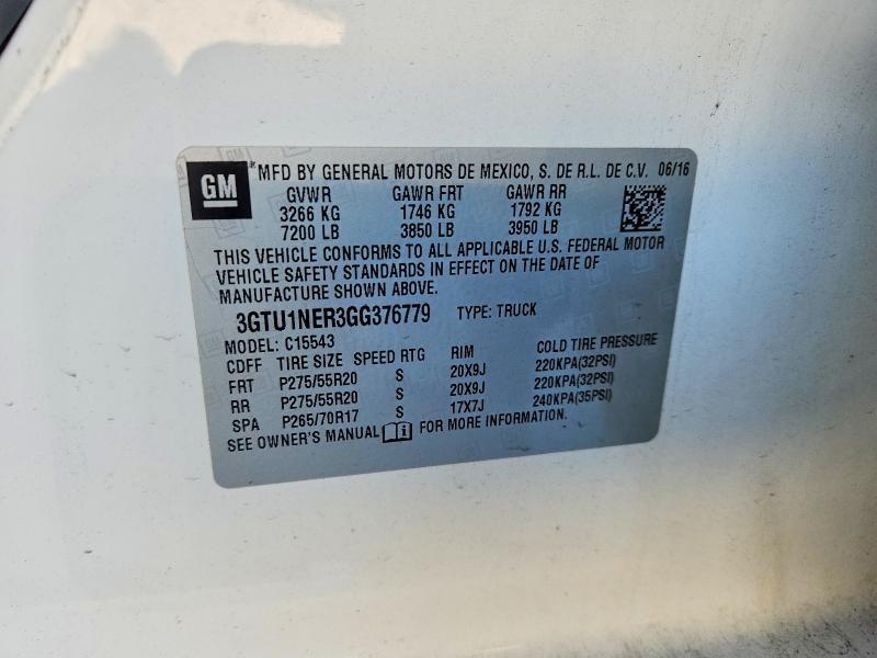 2016 GMC Sierra C1500 slt
