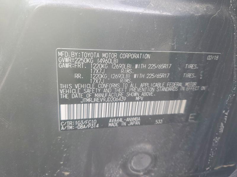 2018 Toyota Rav4 hv le