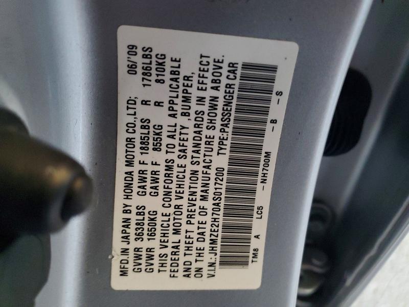 2010 Honda Insight ex
