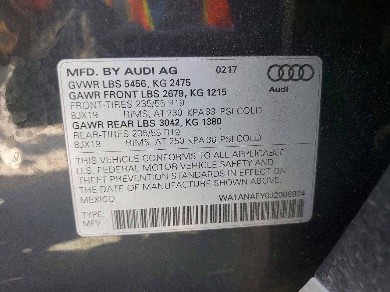 2018 Audi Q5 Premium