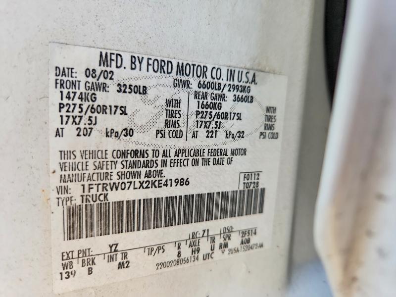 2002 Ford F150 Supercrew