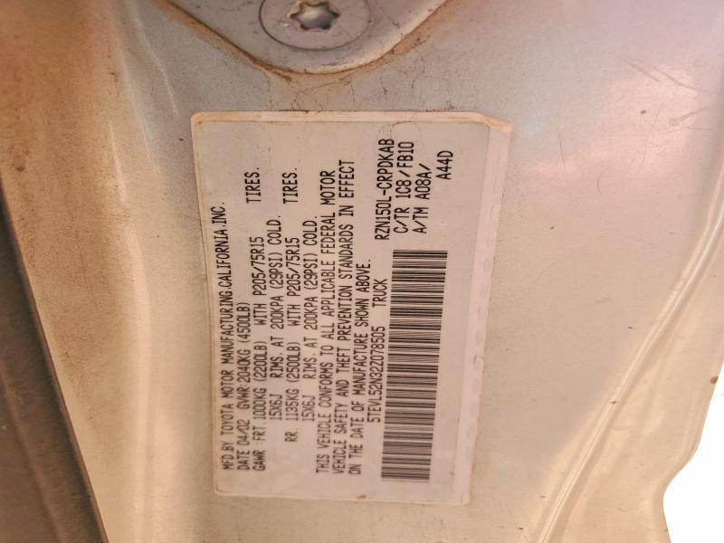 2002 Toyota Tacoma Xtracab