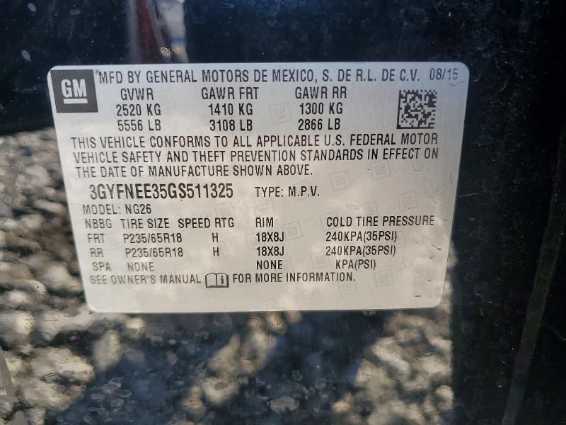 2016 Cadillac Srx Luxury Collection