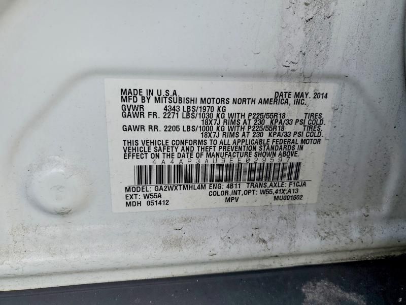 2014 Mitsubishi Outlander Sport es